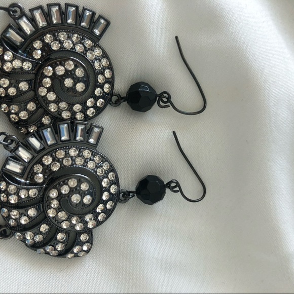 Rhinestone/Enamel Earrings - Picture 6 of 6
